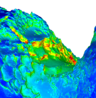 How hot is 67P?